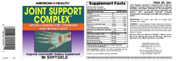 American Health Joint Support Complex - supplement
