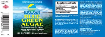 American Health Klamath Shores Blue Green Algae - supplement