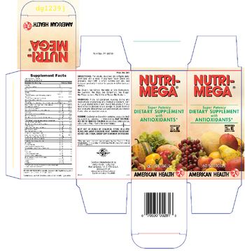 American Health Nutri-Mega - supplement