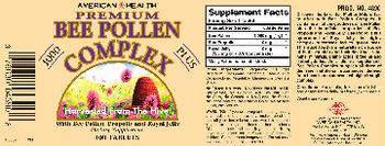 American Health Premium Bee Pollen 1000 Plus Complex - supplement