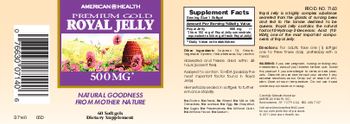 American Health Premium Gold Royal Jelly - supplement