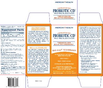 American Health Probiotic CD - supplement