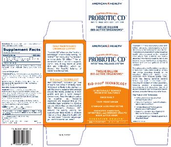American Health Probiotic CD - supplement