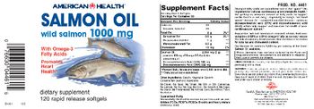 American Health Salmon Oil 1000 mg - supplement