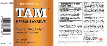 American Health TAM Herbal Laxative - supplement