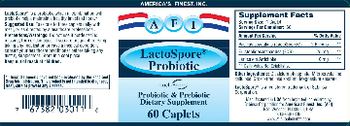 America's Finest, Inc. LactoSpore Probiotic - supplement