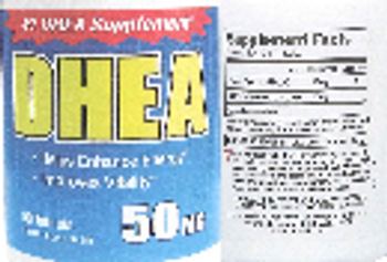 AmeriFit DHEA 50 mg - supplement