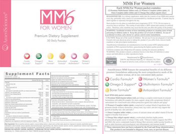 AmeriSciences MM6 For Women - premium supplement