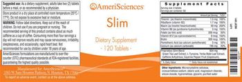 AmeriSciences Slim - supplement