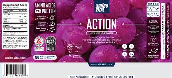 Amino VITAL Action Natural Grape Flavor - amino acid supplement