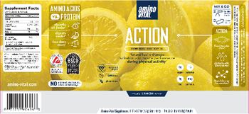 Amino VITAL Action Natural Lemon Flavor - amino acid supplement