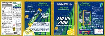 Amino VITAL Focus Zone Lemon Splash Flavor - amino acid supplement