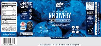 Amino VITAL Rapid Recovery Natural Blueberry Flavor - amino acid supplement