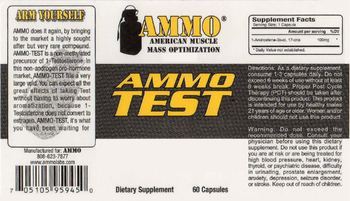 AMMO American Muscle Mass Optimization AMMO Test - supplement