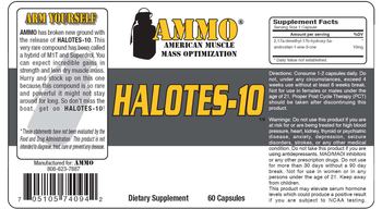 AMMO American Muscle Mass Optimization Halotes-10 - supplement