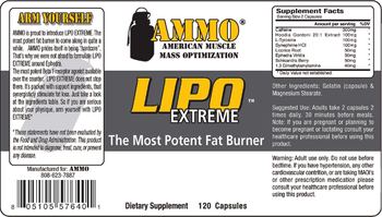 AMMO American Muscle Mass Optimization Lipo Extreme - 