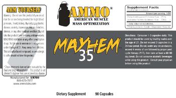 AMMO American Muscle Mass Optimization Mayhem 35 - supplement