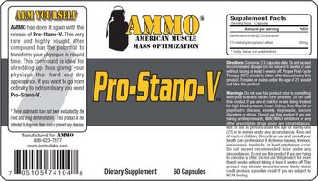 AMMO American Muscle Mass Optimization Pro-Stano-V - supplement