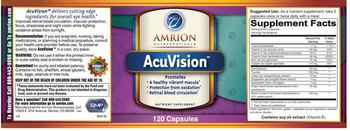 Amrion Nutraceuticals AcuVision - nutrient supplement