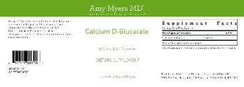 Amy Myers MD Calcium D-Glucarate 500 mg - supplement