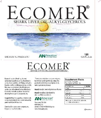 AN American Nutriceuticals Ecomer - supplement