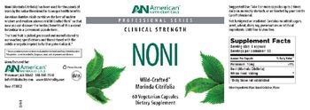 AN American Nutriceuticals Noni - supplement