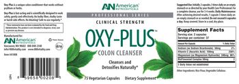 AN American Nutriceuticals Oxy-Plus - supplement