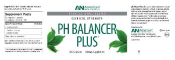 AN American Nutriceuticals pH Balancer Plus - supplement