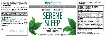 AN American Nutriceuticals Serene Sleep - supplement