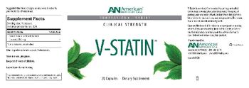 AN American Nutriceuticals V-Statin - supplement