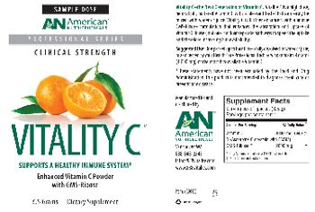 AN American Nutriceuticals Vitality C - supplement