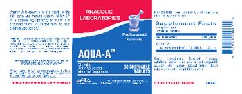 Anabolic Laboratories AQUA-A - vitamin supplement