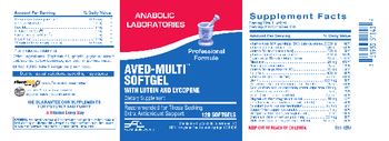 Anabolic Laboratories AVED-Multi Softgel - supplement