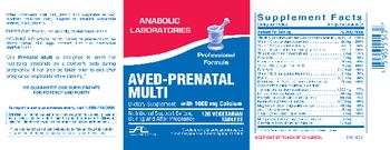 Anabolic Laboratories AVED-Prenatal Multi - supplement