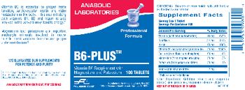 Anabolic Laboratories B6-Plus - supplement