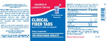 Anabolic Laboratories Clinical Fiber Tabs - supplement