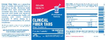 Anabolic Laboratories Clinical Fiber Tabs - supplement