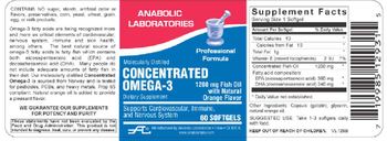 Vitamer Laboratories Concentrated Omega-3 Natural Orange Flavor - supplement