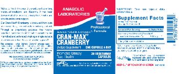 Anabolic Laboratories Cran-Max Cranberry - supplement