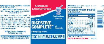Anabolic Laboratories Digestive Complete With Botanicals - supplement