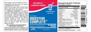Anabolic Laboratories Digestive Complete - digestive aid supplement