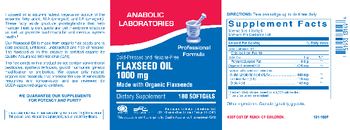 Anabolic Laboratories Flaxseed Oil 1000 mg - supplement