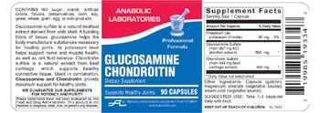 Anabolic Laboratories Glucosamine Chondroitin - supplement