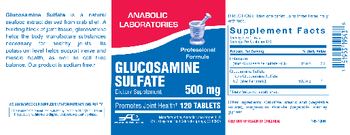 Anabolic Laboratories Glucosamine Sulfate - supplement