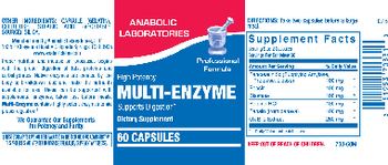 Anabolic Laboratories Multi-Enzyme - supplement