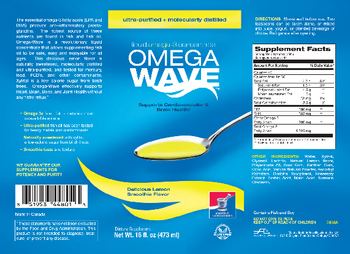 Anabolic Laboratories Omega Wave Delicious Lemon Smoothie Flavor - supplement