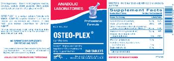 Anabolic Laboratories Osteo-Plex For Women - calciummagnesium complex supplement plus ovarian and other support factors