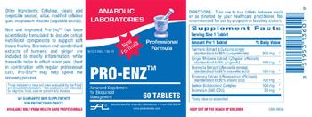 Anabolic Laboratories Pro-Enz - advanced supplement for eicosanoid management