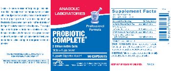 Anabolic Laboratories Probiotic Complete - supplement