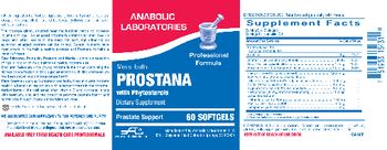 Anabolic Laboratories Prostana With Phytosterols - supplement